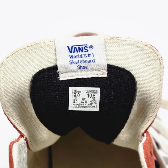 VANS sk8-hi LX bossa nova sneakers Sz B9/10.5W NEW - Picture 8 of 8